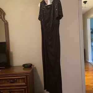 Black evening gown